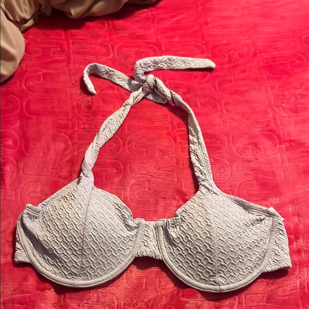 Time and Tru Purple Bikini Top